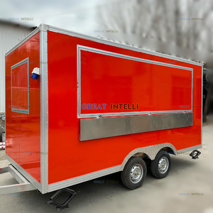 Camión de Comida Móvil para Exteriores con Cocina Totalmente Equipada para Concesiones en Centros Comerciales, Incluye Quiosco para Hot Dogs - Product Image 4