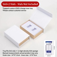 Boîte en papier pour peptides 3ml 5ml 7ml 10ml, boîte personnalisée pour flacon, emballage en papier pour sérum cosmétique