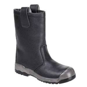 PORTWEST - FW13BKR45 Steelite S1P CI con tapa de desgaste bota de aparejo negra-BOTAS EAN 5036108168064 - Product Image 1