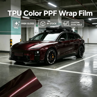 Film de protection de peinture PPF auto-cicatrisant en TPU, série Crystal haute brillance, résistant aux intempéries, disponible en commande en gros