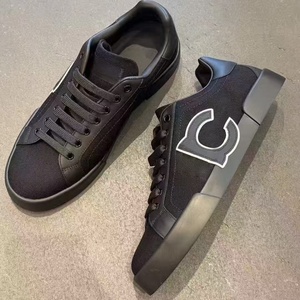 Chaussures décontractées en toile de haute qualité, tendance graffiti, chaussures de luxe pour hommes et femmes, baskets en cuir véritable - Product Image 1