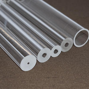 Tubo de vidro de quartzo transparente fundido para termopar - Product Image 3