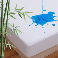 Protège-matelas de luxe en bambou antibactérien, imperméable, durable, respirant et rafraîchissant, qualité hôtelière, vente en gros