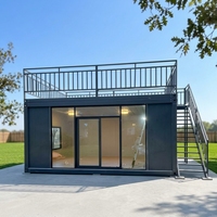 Maison préfabriquée pliable de haute qualité, modulaire, à faible coût, de 20 pieds et 30 pieds, pour bureaux