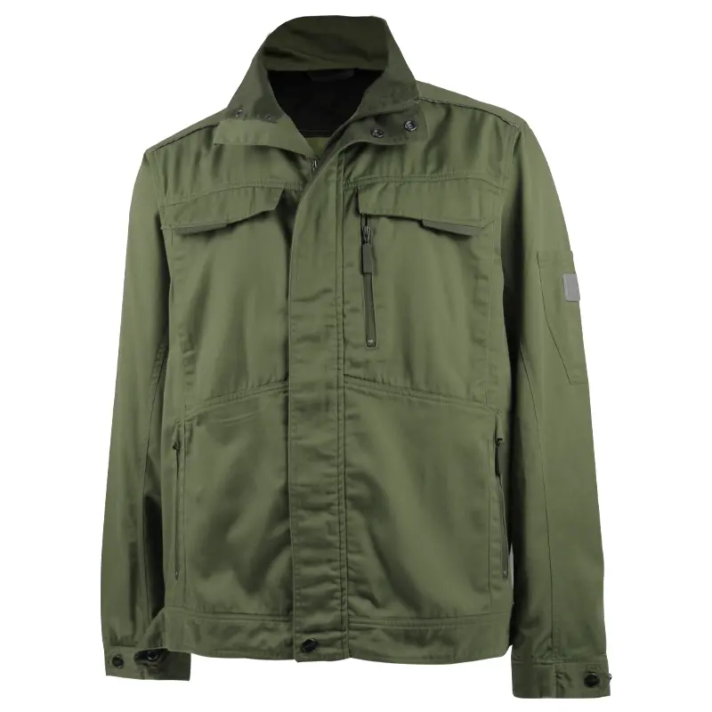 High Quality men's work clothes canvas workwear safety construction clothes cargo work jacket