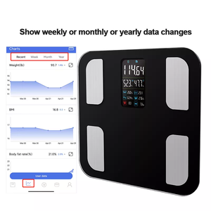 CE ใหม่จอแสดงผล VA ขนาดใหญ่ ITO อัตราการเต้นหัวใจแบบดิจิทัลชาร์จ USB โหมดเด็กเครื่องชั่งน้ำหนักอัจฉริยะพร้อมแอป - Product Image 4