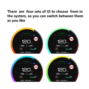 New Arrival Mini 3.54 inch LCD hiển thị cụ cụm switchback tự động Meter cho Tesla mô hình 3/Y EV động cơ bảng điều khiển loại - Product Image 5