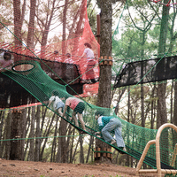 Grande structure de jeu en filet pour arbre, équipement de trampoline commercial extérieur, parcours d'aventure pour enfants, tunnel d'escalade, fourniture d'usine Netstribe