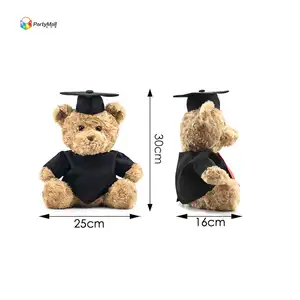 Partymall New 2023 Cute Graduation Bear with Removable Magnet Graduation Turn the Tassel Gift Present Graduation Bear