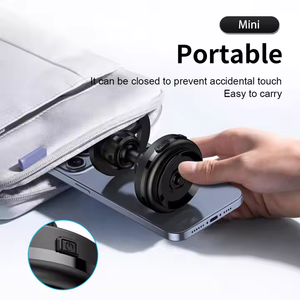 Phổ năng lượng mặt trời Powered xe người giữ điện thoại ổn định kính hấp phụ chân không di động màn hình điện thoại di động có thể gập lại khung từ - Product Image 6