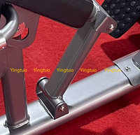 Banc d'extension du dos Chaise romaine 45 degrés Hyperextension Extension du dos réglable Banc d'entraînement Gym Fitness Musculation