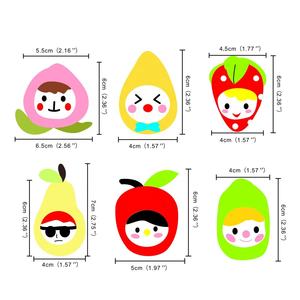 Kit de <span class=keywords><strong>bricolage</strong></span> personnalisé de figurines 3D en laine écologique faites à <span class=keywords><strong>la</strong></span> main en forme de fruits, ensemble de fournitures pour jouets DIY, feutrage à l'aiguille - Product Image 5