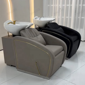 Hochwertiger Blauer Sincoo Waschsessel mit Wassersprühvorrichtung, Verstellbaren Beinen und Anpassbarer Farbe, <span class=keywords><strong>Shampoo</strong></span>-Bett - Product Image 5