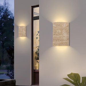 Wabi Sabi Style Wall Lamp Led E27 <b>Switch</b> Control For Bedroom Living Room Outdoor Courtyard - Product Image 3