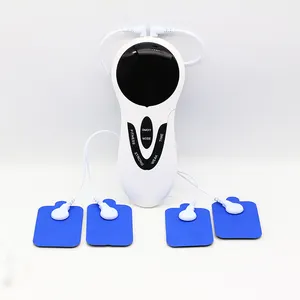 Almofadas de substituição para eletrodos, estimulador ems, estofamento de eletrodo, dezenas de unidades portáteis, usb, bateria de íon de lítio, massageador no interior do corpo, branco