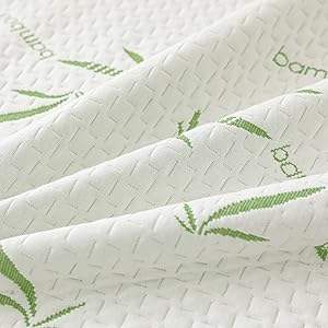 <b>Waterproof</b> Thick Bamboo Fiber Knitted Bed Mat <b>Mattress</b> <b>Protector</b> Queen <b>Size</b> Fitted Sheet Hypoallergenic Air-permeable - Product Image 2