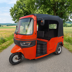 Triciclo Eléctrico de Pasajeros con Cabina Cerrada, 3 Asientos, Batería de Litio, para <span class=keywords><strong>Taxi</strong></span> Urbano y Transporte Público - Product Image 3