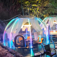 Tentes préfabriquées d'exposition en polycarbonate pour l'extérieur pour les hôtels Petit restaurant Dome House Full-House Price