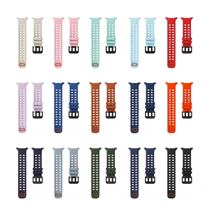 สายรัดข้อมือซิลิโคนนิ่มแบบเข็มคู่เข้ากันได้กับนาฬิกาซัมซุง9 8 - Product Image 2