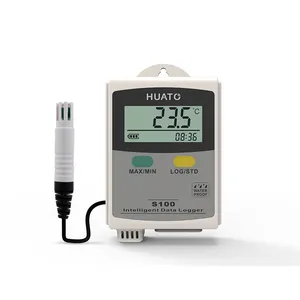 Huato 超高精度外部传感器方便的温度和湿度记录器用于冷链运输