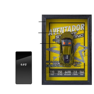 Customizable Plastic Sports Car Building <b>Block</b> Wall Display Frame for Home Decoration Multiple Styles Famous Craft Product - Product Image 5