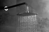 Pommeau de douche rond en acier inoxydable SUS304 12 "ultra mince monté au plafond 30cm économiseur d'eau pluie