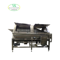 Hete Aanbieding Walley Industriële Groente- en Fruitblancher, Zeevruchtenkookmachine, Automatische Motor Erwten- en Maïskoker, SUS304 RVS