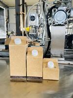 Machine d'emballage automatique pour lait, jus, yaourt, eau, boissons et aliments, machine de remplissage et de scellage de cartons à toit plié, matériau papier