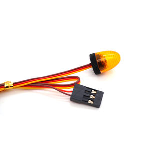 RC multi-fungsi berkedip berputar lampu LED Bar lampu alarm untuk 1/14 Tamiya traktor polisi 1/10 Crawler truk RC bagian mobil - Product Image 2