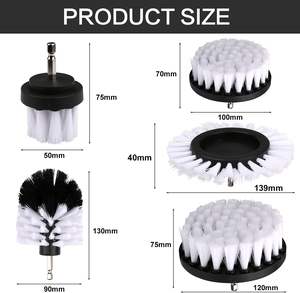 Set di 6 Pezzi per Pulizia Industriale Fai-da-Te, Include Spazzola per Trapano per Pulizia Pavimenti, Alta Qualità - Product Image 2