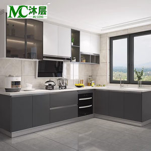 Magazzino stile <span class=keywords><strong>cucina</strong></span> sistema di stoccaggio con Pallet di legno scaffali industriali ruote <span class=keywords><strong>dispensa</strong></span> <span class=keywords><strong>Mobile</strong></span> - Product Image 6