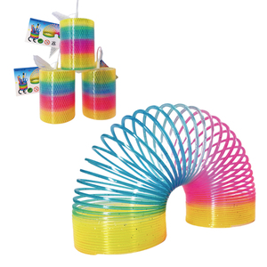 Ressort Jouet Plastique Jouets De Printemps Mini Ressorts Arc-en