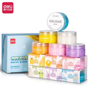 Deli Gslime 67867 Magic Bubble Gel For Girls Non Toxic <b>Slime</b> Toy Diy Craft Decompression Playdough - Product Image 5