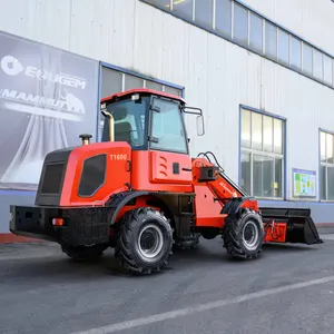 TL1800 Telescopic Loader Farms Manufacturing Plant Construction Works 1.8ton 2 Ton Wheel Loader For Sale