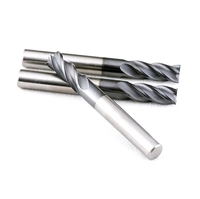 Fraise à queue carrée en carbure de tungstène à 6 dents pour routeur CNC, pour le traitement des métaux
