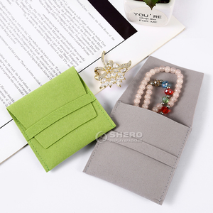 Shero, venta al por mayor, bolsa de microfibra para joyería, púrpura, embalaje de joyería personalizado, bolsa de terciopelo, bolsa de terciopelo suave - Product Image 4