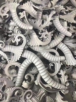 Direct 3d Gesmeed Smeedwerk Bloemenbladen Met 3D-modellering Voor Milieuvriendelijke Duurzame Hekwerk En Poorten