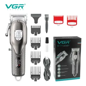 Vgr V-276 Adjustable Usb Charging Cordless Hair Trimmer Professional Rechargeable Barber Electric Hair Clipper For Men
