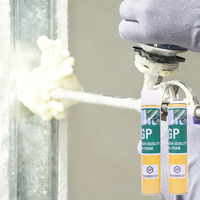 Mousse de pulvérisation flexible et imperméable Green Health OEM, scellant isolant, mousse PU liquide, mousse polyuréthane adhésive