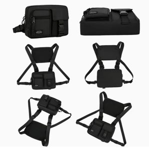 男性と女性のための新しいクロスボーダークールな戦術的なチェストバッグ複数のナイロンポケット付きの流行の屋外ベストバックパック - Product Image 3