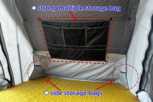 <span class=keywords><strong>Tente</strong></span> <span class=keywords><strong>de</strong></span> <span class=keywords><strong>toit</strong></span> Triangle Clam Shell pour camping en voiture en plein air pour 1-2 personnes pour <span class=keywords><strong>tente</strong></span> <span class=keywords><strong>de</strong></span> <span class=keywords><strong>toit</strong></span> d'<span class=keywords><strong>hiver</strong></span> - Product Image 3