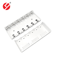 LIYUAN LY-SB75-6P Caja de Montaje en Superficie/Pared de 1 Puerto RJ45/RJ11 Blanca de PC/ABS, Carcasa Vacía para Keystone Jack, Redes Cat5e/Cat6