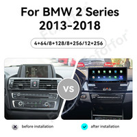 Foforfor Ultra-mince 12.3 "Qualcomm écran tactile Android voiture GPS Navigation Radio lecteur vidéo Carplay pour BMW série 2 2013-2018