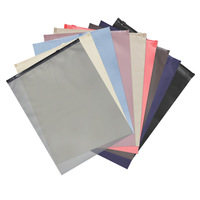 Sacs de rangement en plastique refermables, noirs mats, givrés, pour vêtements et articles personnels, emballage, expédition, scellés, réutilisables
