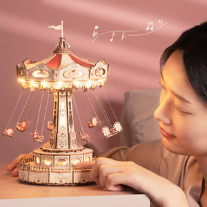 <span class=keywords><strong>Robotime</strong></span> <span class=keywords><strong>Rokr</strong></span>-rompecabezas 3D de madera para niños, juguete educativo hecho a mano, ensamblado, EA02 - Product Image 6