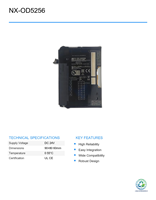 Unités de contrôle de système CNC O-M-R PLC NX-OD5256 d'occasion pour l'automatisation industrielle