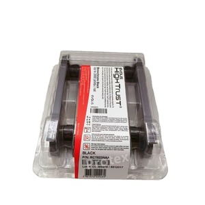 Ruban d'imprimante de cartes PVC <span class=keywords><strong>Evolis</strong></span> <span class=keywords><strong>Primacy</strong></span> Zenius <span class=keywords><strong>Evolis</strong></span> RCT023NAA Ruban noir monochrome 2000 impressions pour l'impression de cartes d'identité - Product Image 1