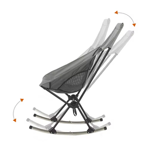 Chaise de camping pliante moderne à dossier haut en aluminium léger, personnalisable avec logo, pour l'extérieur – Vente en gros de mobilier d'extérieur - Product Image 4
