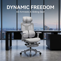 Chaise d'ordinateur AOR avec cadre en fibre de nylon, appui-tête 4D Xiaoyao, châssis multifonctionnel inclinable vers l'avant, vente en gros d'usine