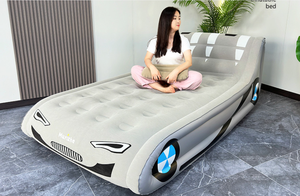 Автоматическая надувная матрас надувная кровать с интегрированной спинкой со встроенным насосом - Product Image 4